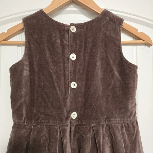 MINI BODEN Pleated Velvet Dress - Picture 5 of 7
